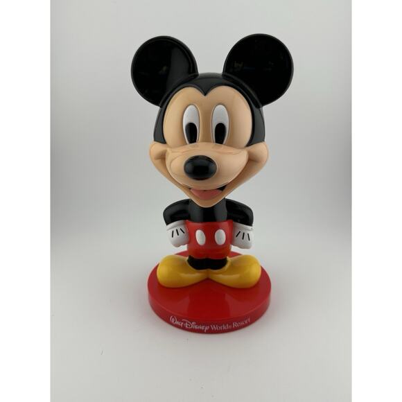 Mickey Mouse Plastic Bobble Head Disney World Resort MFG For Kellogg’s Big Head - Picture 2 of 9